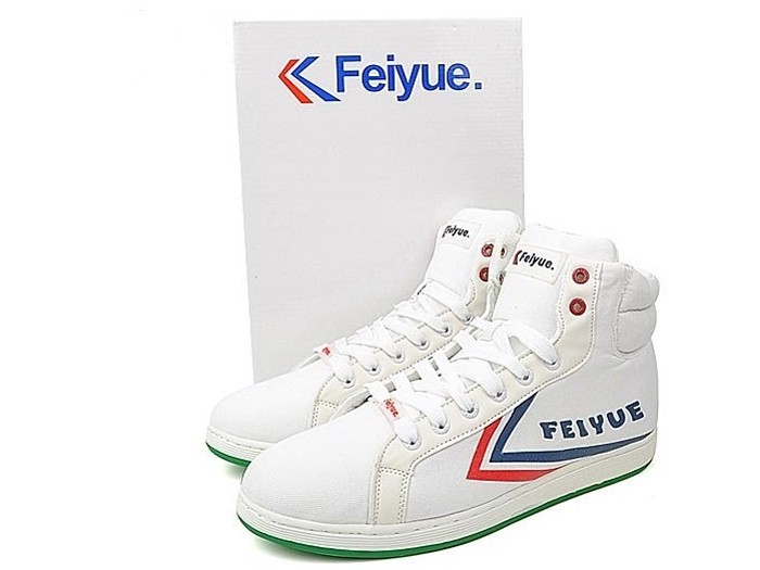 Feiyue 10N28E, Feiyue Hi 10N28E Shoes, White Canvas Shoes @ ICNbuys.com