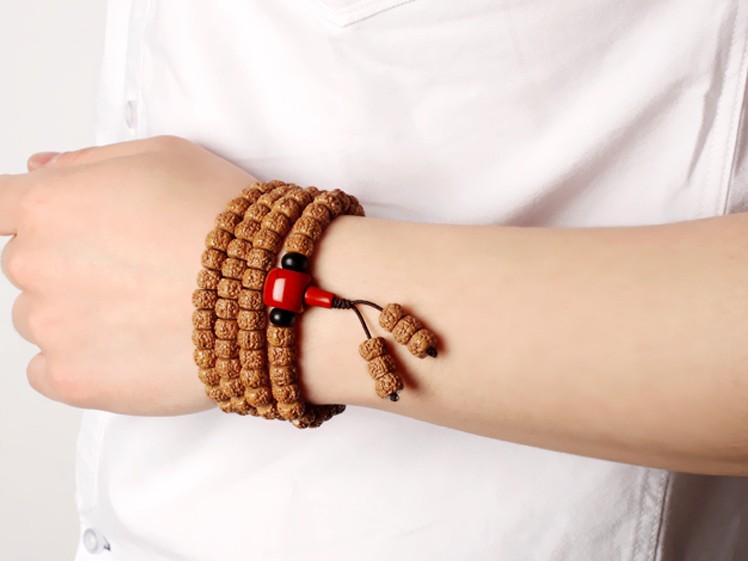 Traditional Tibet Buddhist Prayer Wrap Bracelet Necklace 108 Bodhi Beads  Mala @ ICNbuys.com